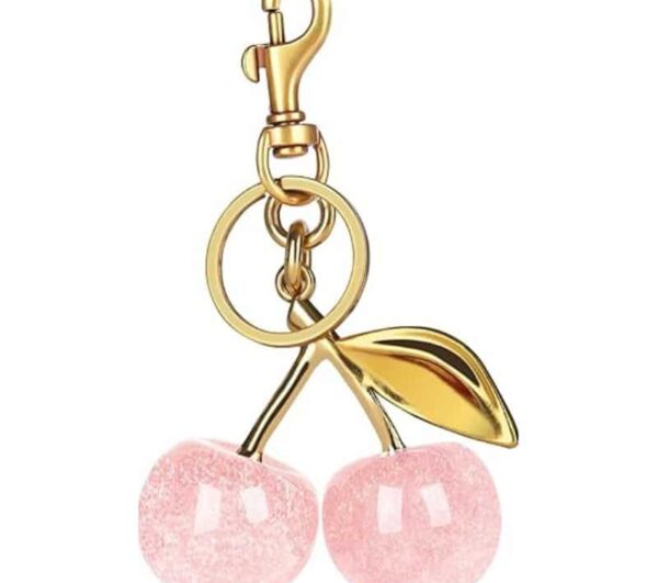 OVRUNS Y2K Sparkling Cherry Bag Charm