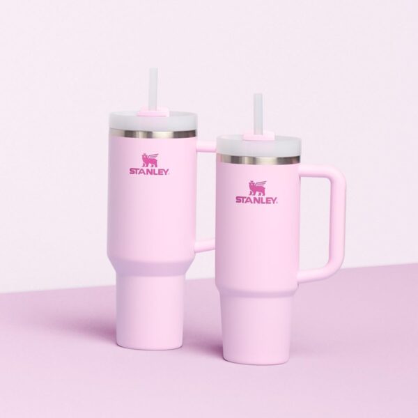 Stanley Quencher H2 0 FlowState Tumbler (40 oz) – Cherry Blossom Edition